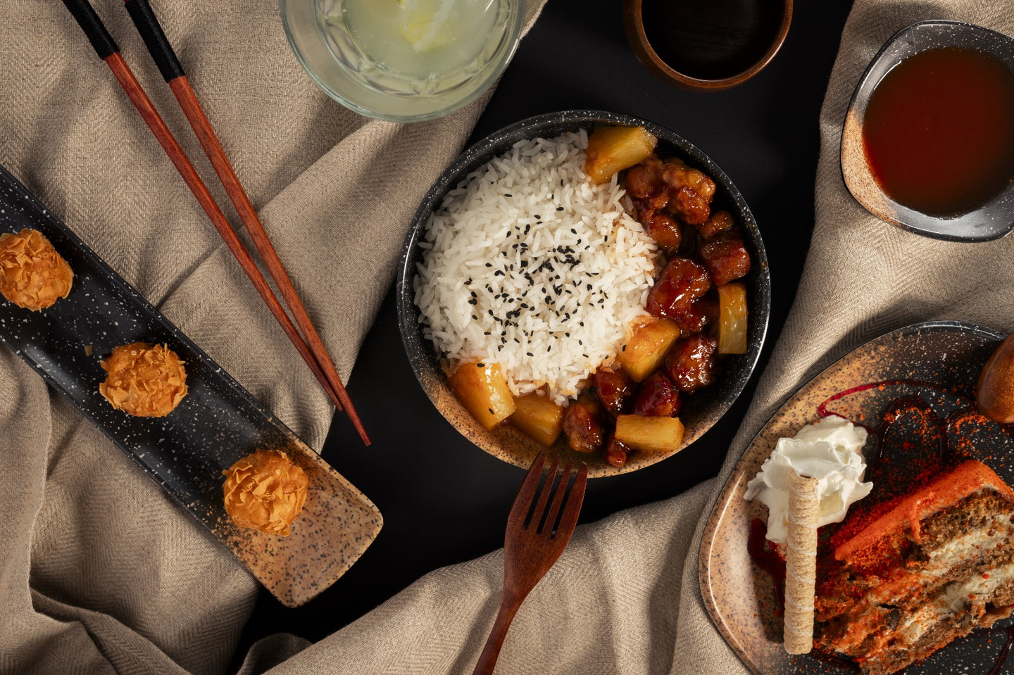 Fotografía gastronómica: bowl de arroz con pollo