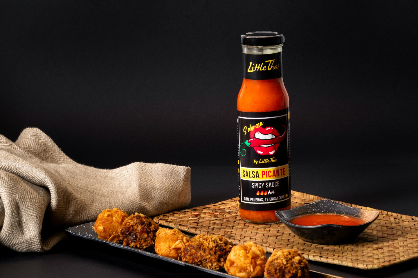 Fotografía de producto: salsa picante Little Thai