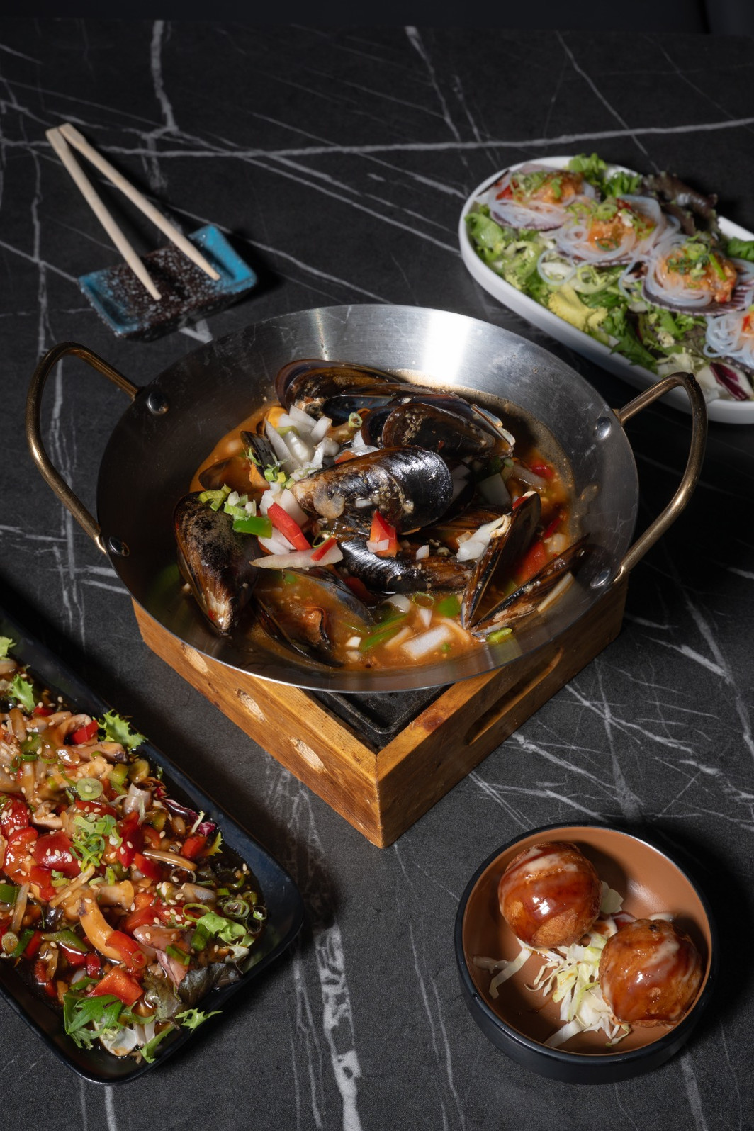 Fotografía gastronómica: mejillones al vapor