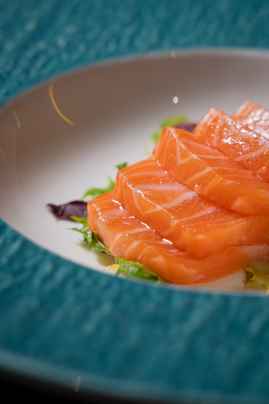 Fotografía gastronómica: sashimi de salmón